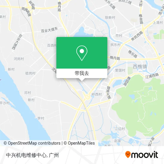 中兴机电维修中心地图