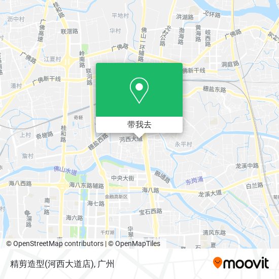 精剪造型(河西大道店)地图