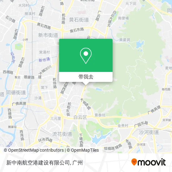 新中南航空港建设有限公司地图