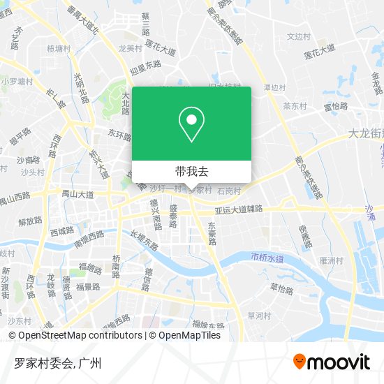 罗家村委会地图