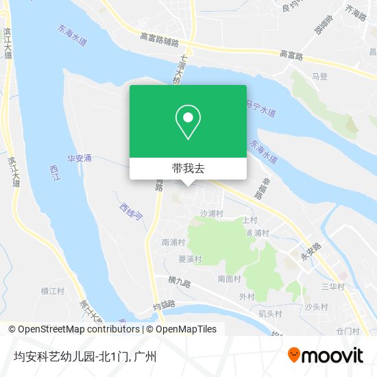 均安科艺幼儿园-北1门地图