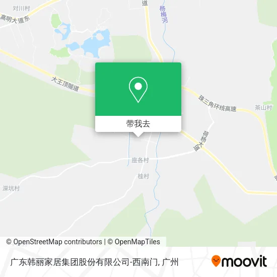 广东韩丽家居集团股份有限公司-西南门地图
