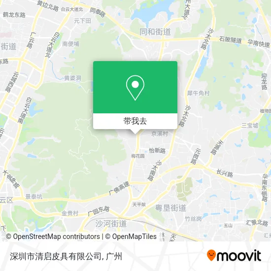 深圳市清启皮具有限公司地图