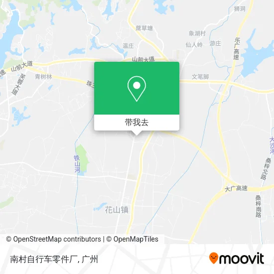 南村自行车零件厂地图