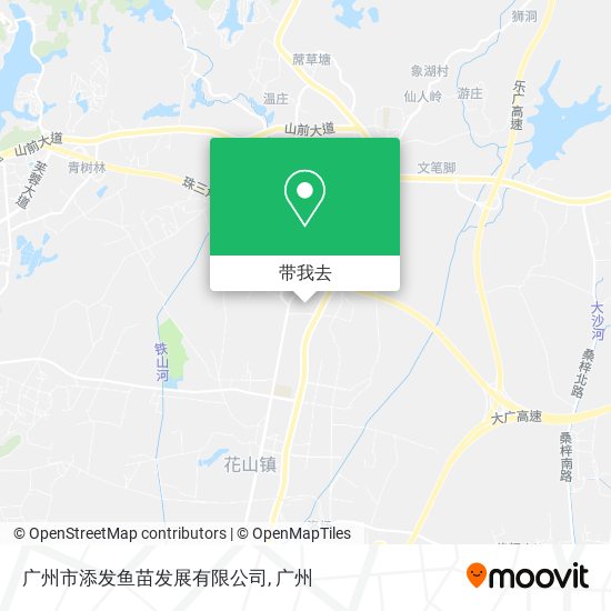 广州市添发鱼苗发展有限公司地图