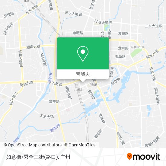 如意街/秀全三街(路口)地图