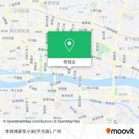 李师傅家常小厨(平月路)地图