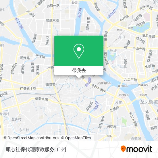 顺心社保代理家政服务地图