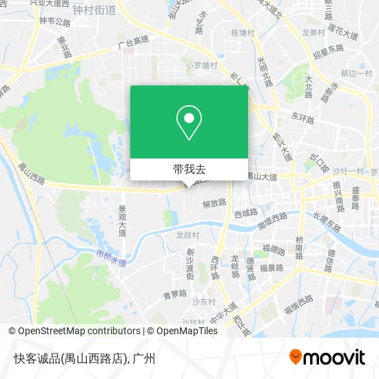 快客诚品(禺山西路店)地图