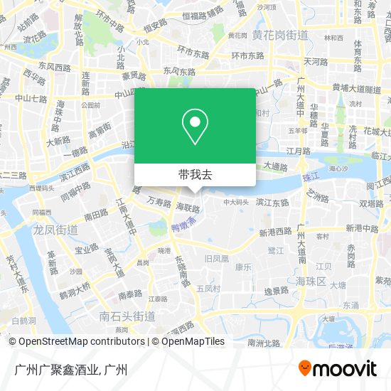 广州广聚鑫酒业地图