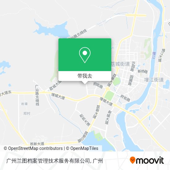 广州兰图档案管理技术服务有限公司地图