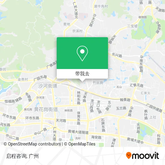 启程咨询地图