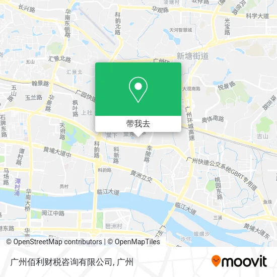 广州佰利财税咨询有限公司地图