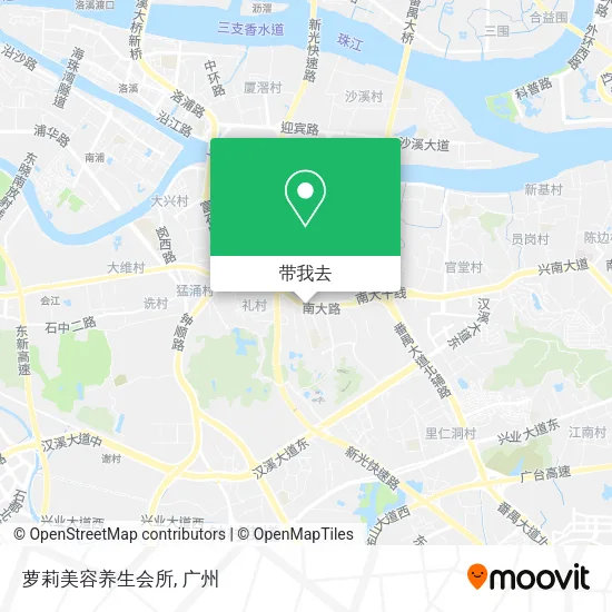 萝莉美容养生会所地图