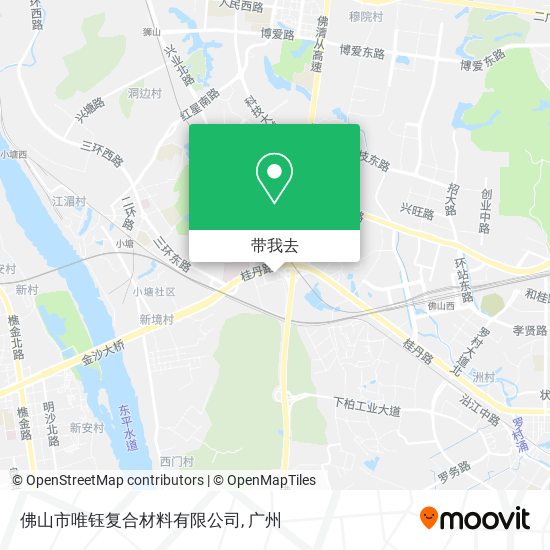佛山市唯钰复合材料有限公司地图