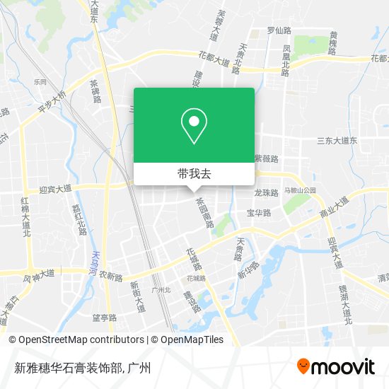 新雅穗华石膏装饰部地图