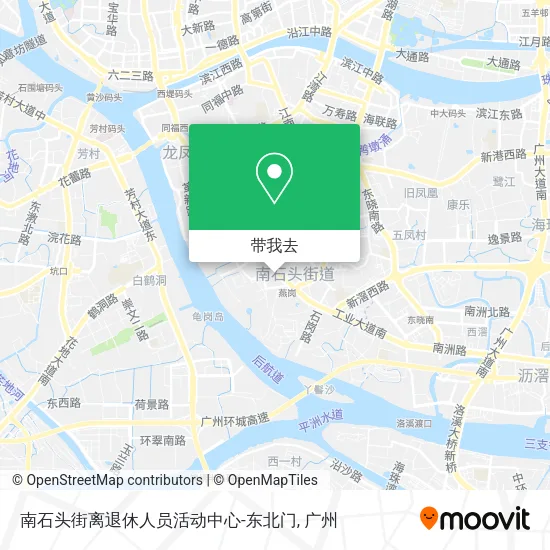 南石头街离退休人员活动中心-东北门地图
