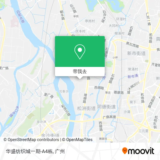 华盛纺织城一期-A4栋地图