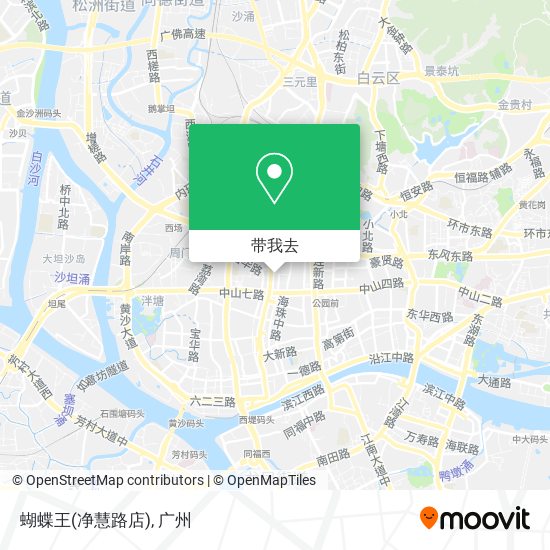 蝴蝶王(净慧路店)地图