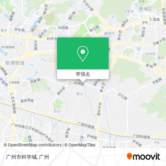 广州市科学城地图