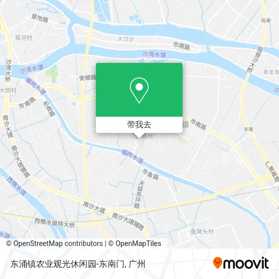 东涌镇农业观光休闲园-东南门地图