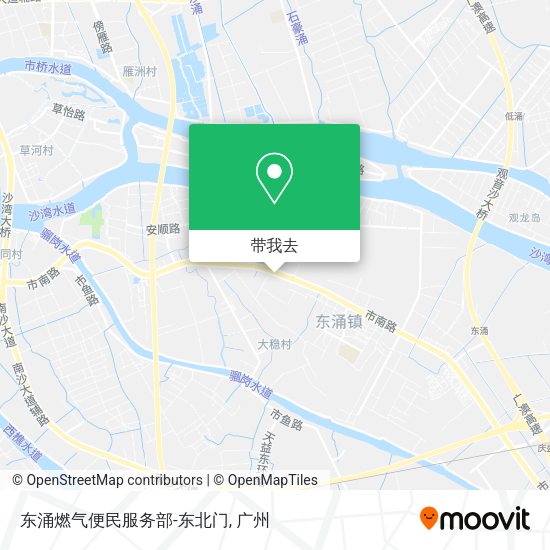 东涌燃气便民服务部-东北门地图