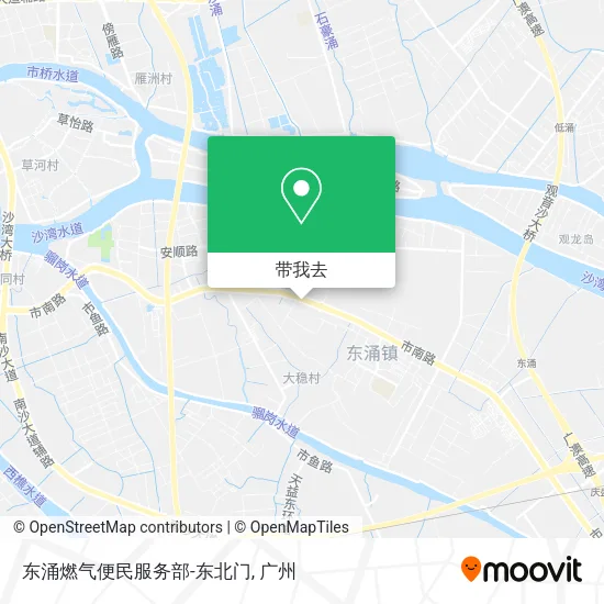 东涌燃气便民服务部-东北门地图