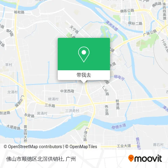 佛山市顺德区北滘供销社地图