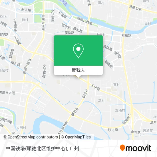 中国铁塔(顺德北区维护中心)地图