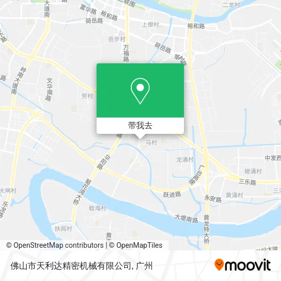 佛山市天利达精密机械有限公司地图