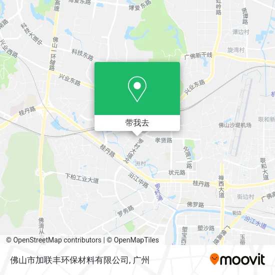 佛山市加联丰环保材料有限公司地图