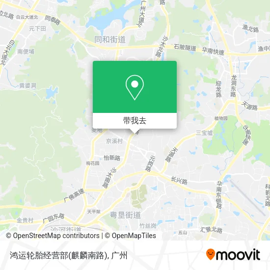 鸿运轮胎经营部(麒麟南路)地图