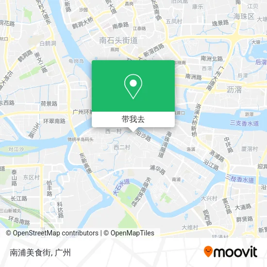南浦美食街地图