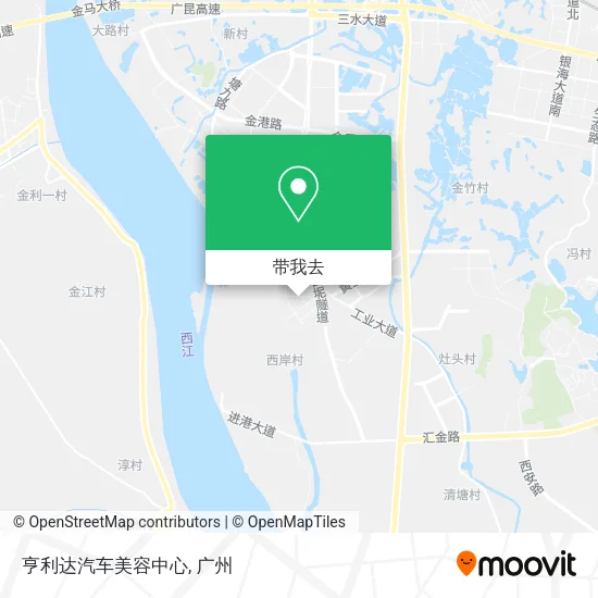 亨利达汽车美容中心地图