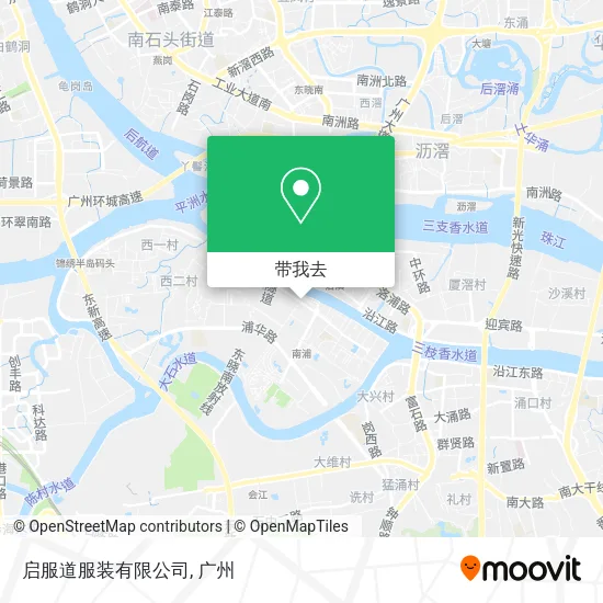 启服道服装有限公司地图