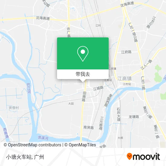 小塘火车站地图