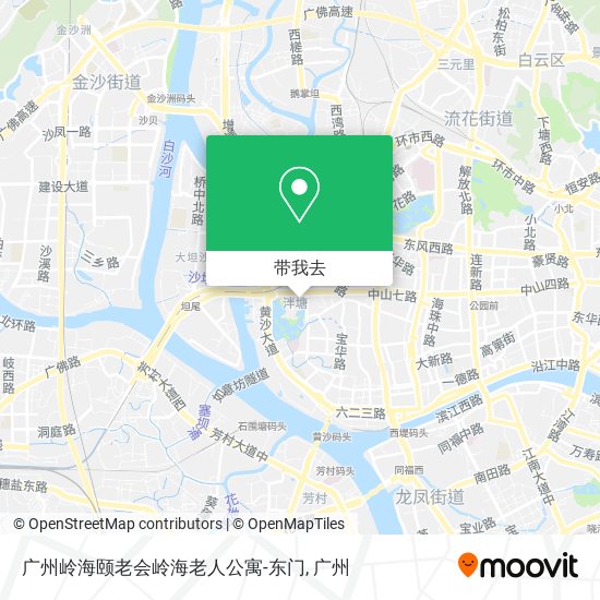 广州岭海颐老会岭海老人公寓-东门地图
