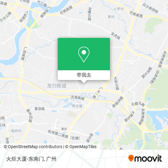 火炬大厦-东南门地图
