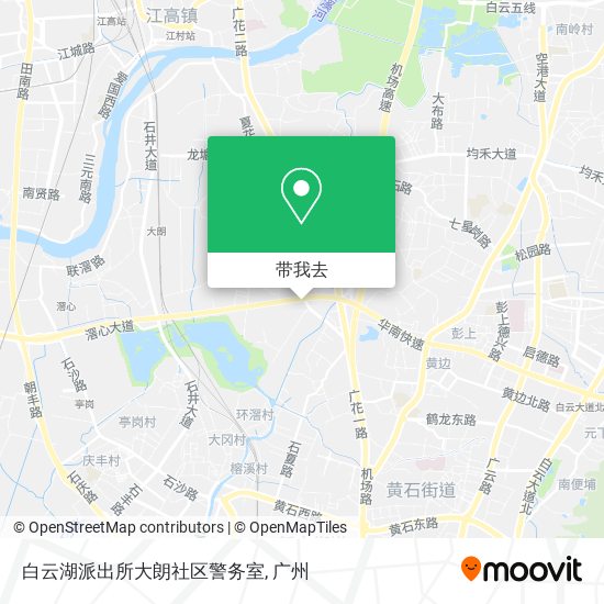 白云湖派出所大朗社区警务室地图
