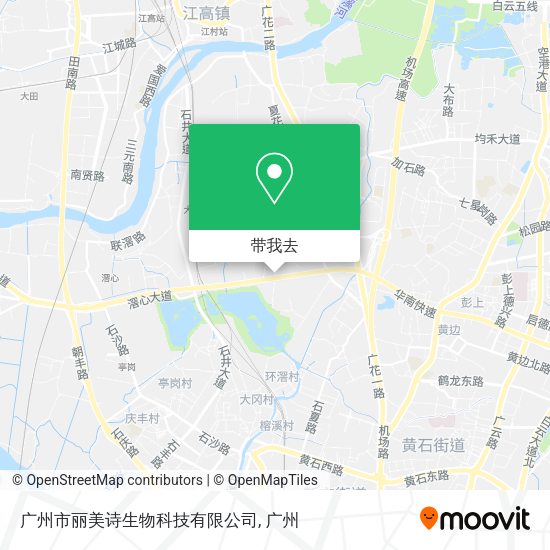 广州市丽美诗生物科技有限公司地图