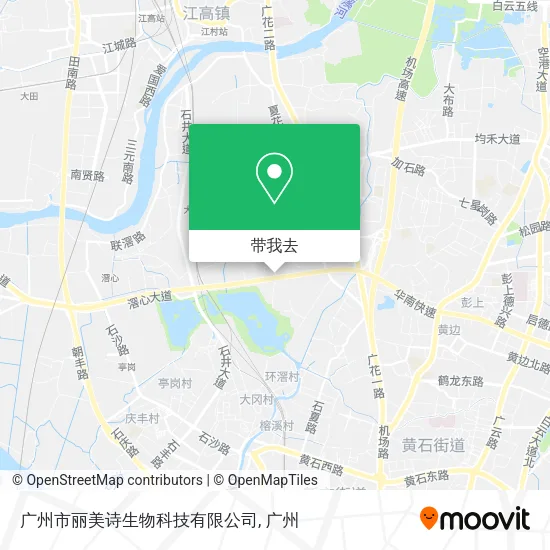 广州市丽美诗生物科技有限公司地图