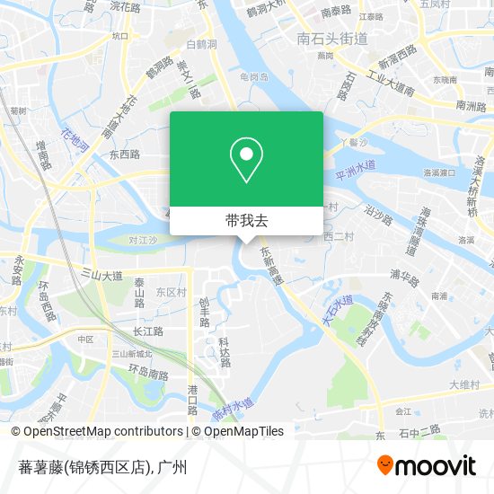 蕃薯藤(锦锈西区店)地图