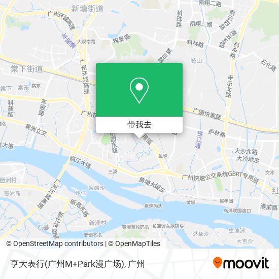 亨大表行(广州M+Park漫广场)地图