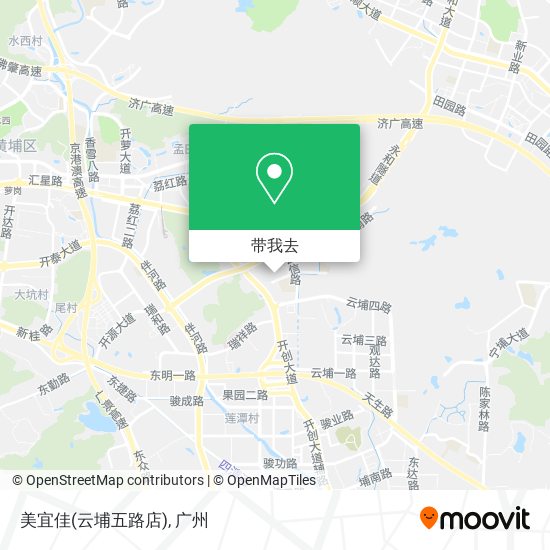 美宜佳(云埔五路店)地图