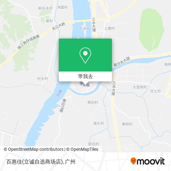百惠佳(立诚自选商场店)地图
