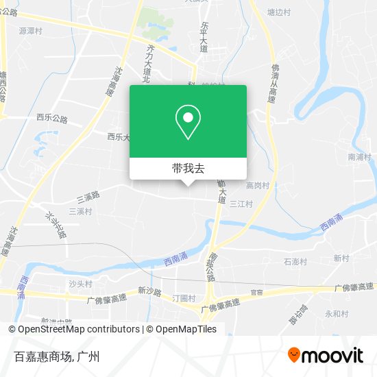 百嘉惠商场地图