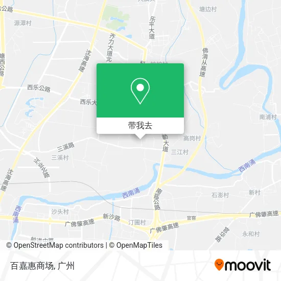 百嘉惠商场地图