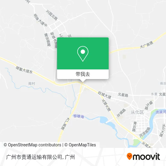 广州市贵通运输有限公司地图