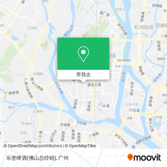 乐堡啤酒(佛山总经销)地图