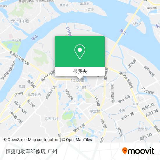 恒捷电动车维修店地图